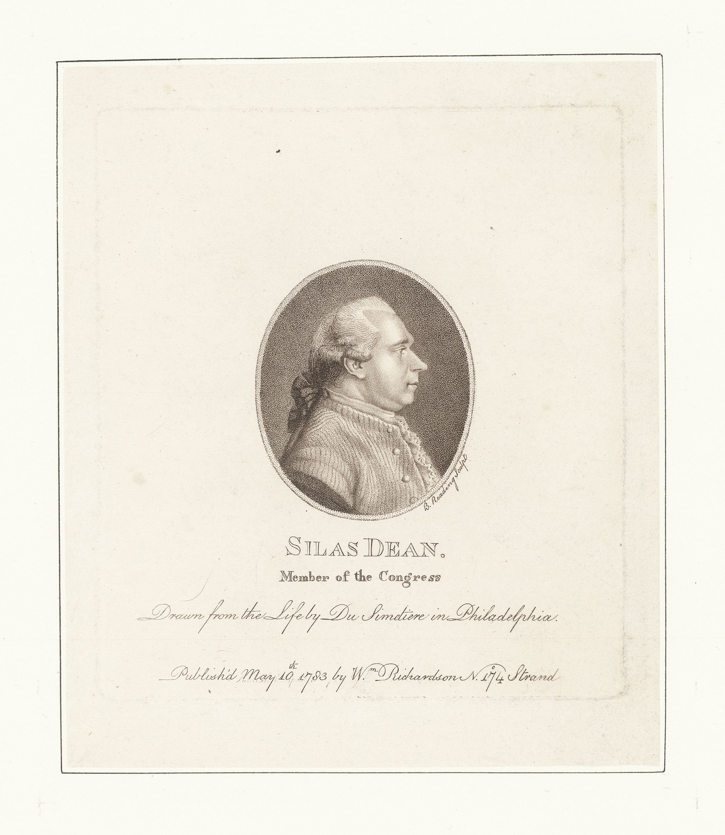 Silas Dean. Member of the Congress.