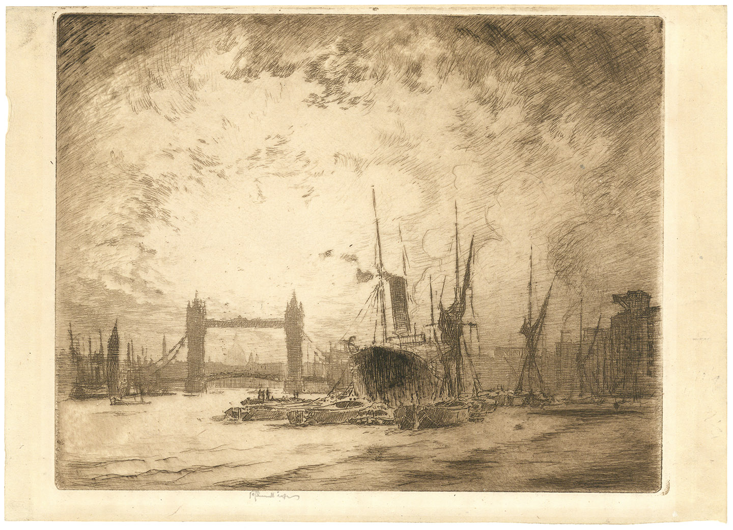 Tower Bridge, Evening.