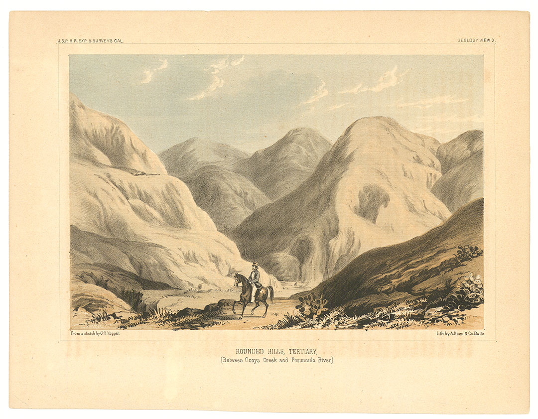 Rounded Hills, Tertiary, : (Between Ocoya Creek and Posuncula River).