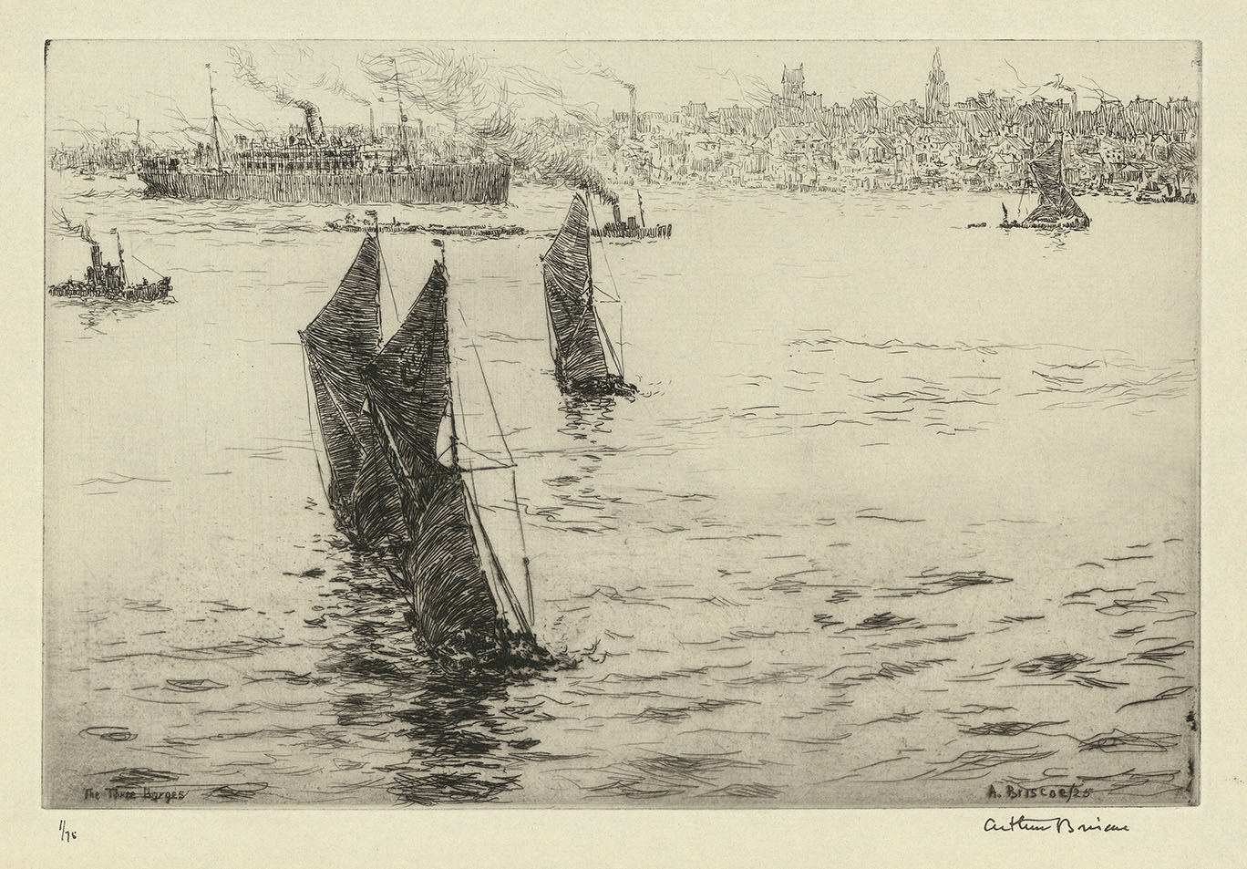 The Three Barges.