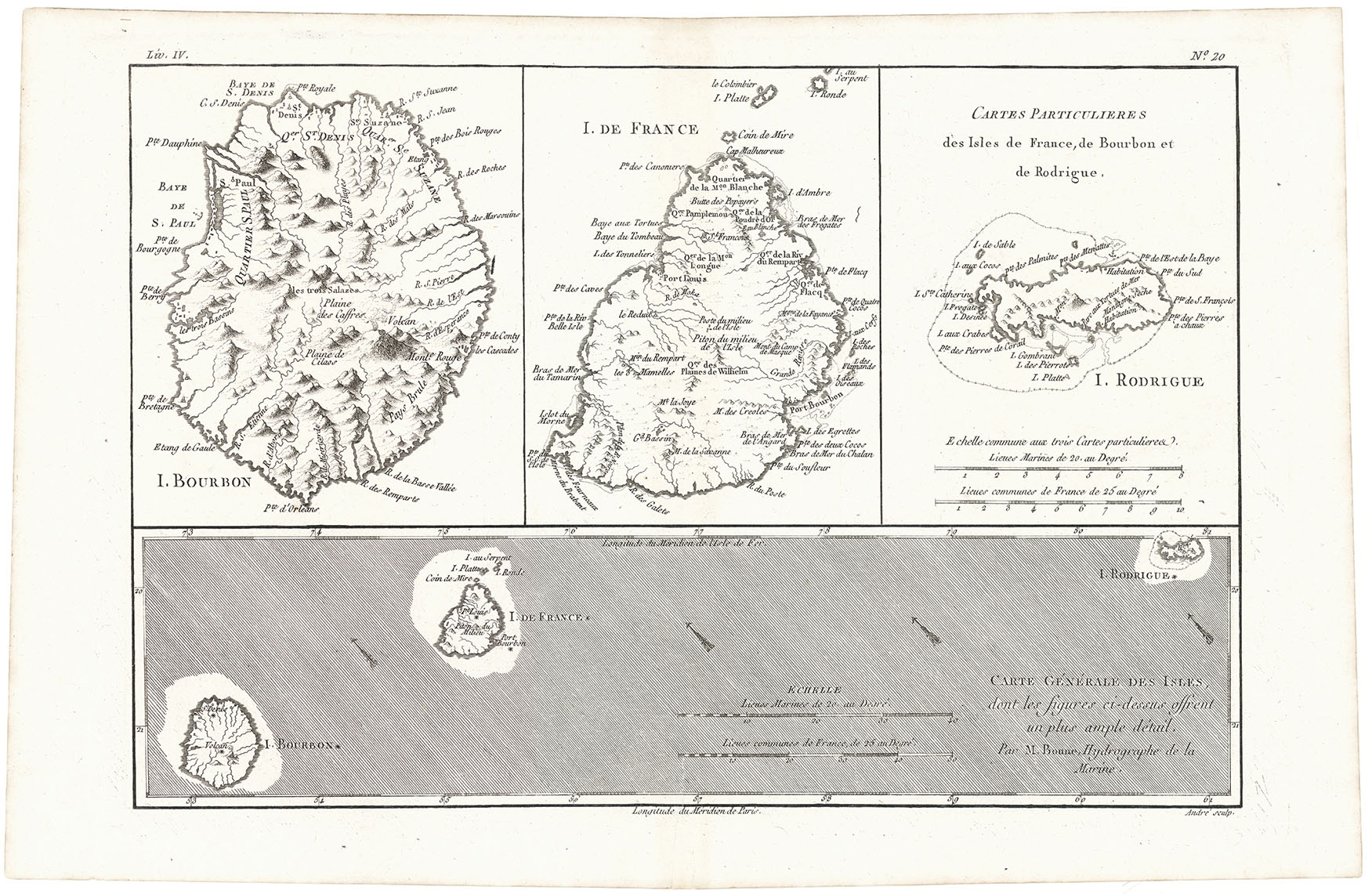 Carte Generale des Isles, dont les figures ci-dessus offrent un plus ample detail.