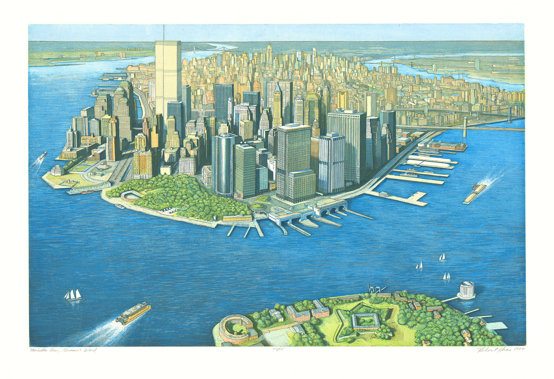 Manhattan View, Governor's Island.