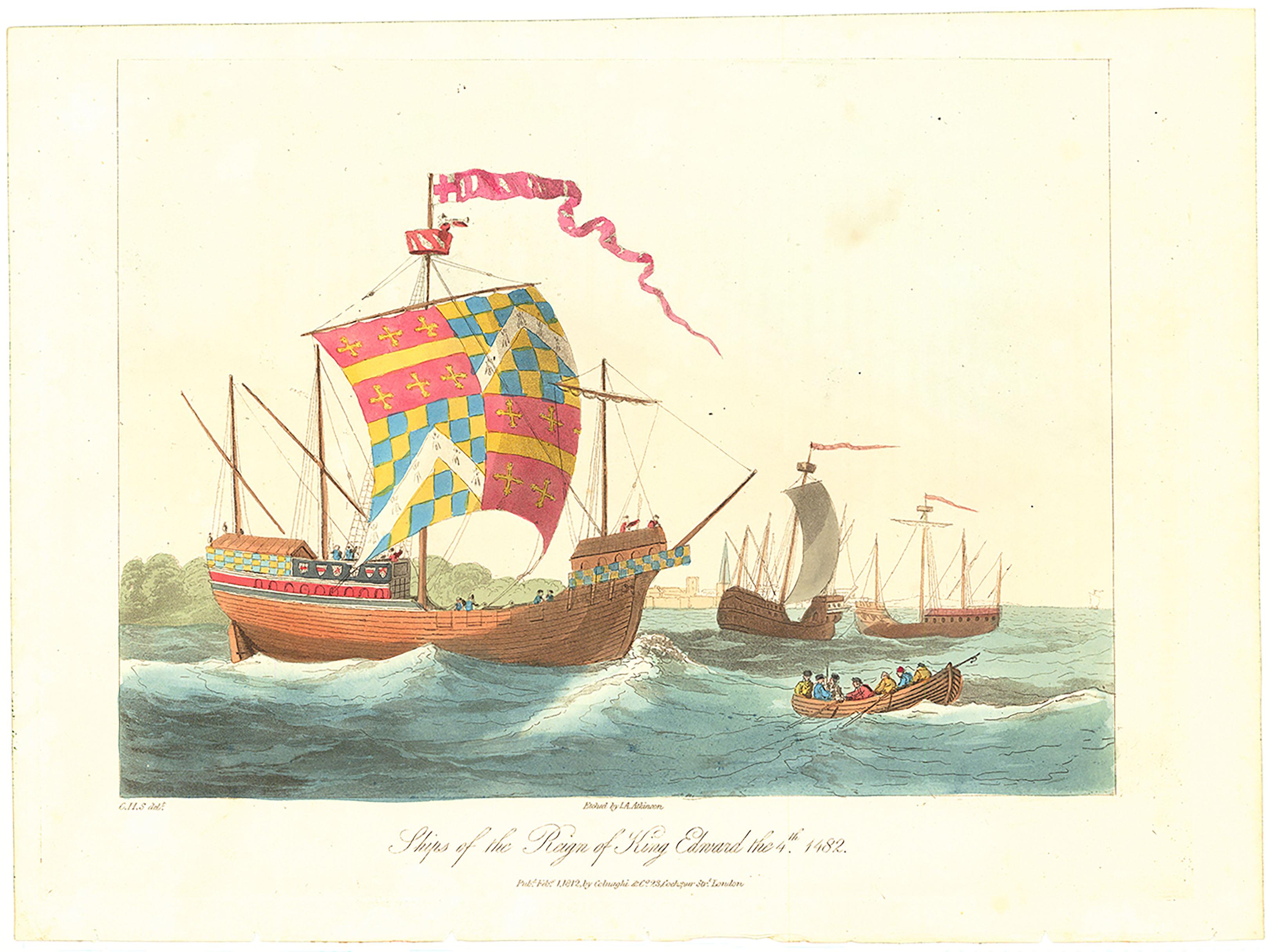 Ships of the Reign of King Edward the 4th. 1482.