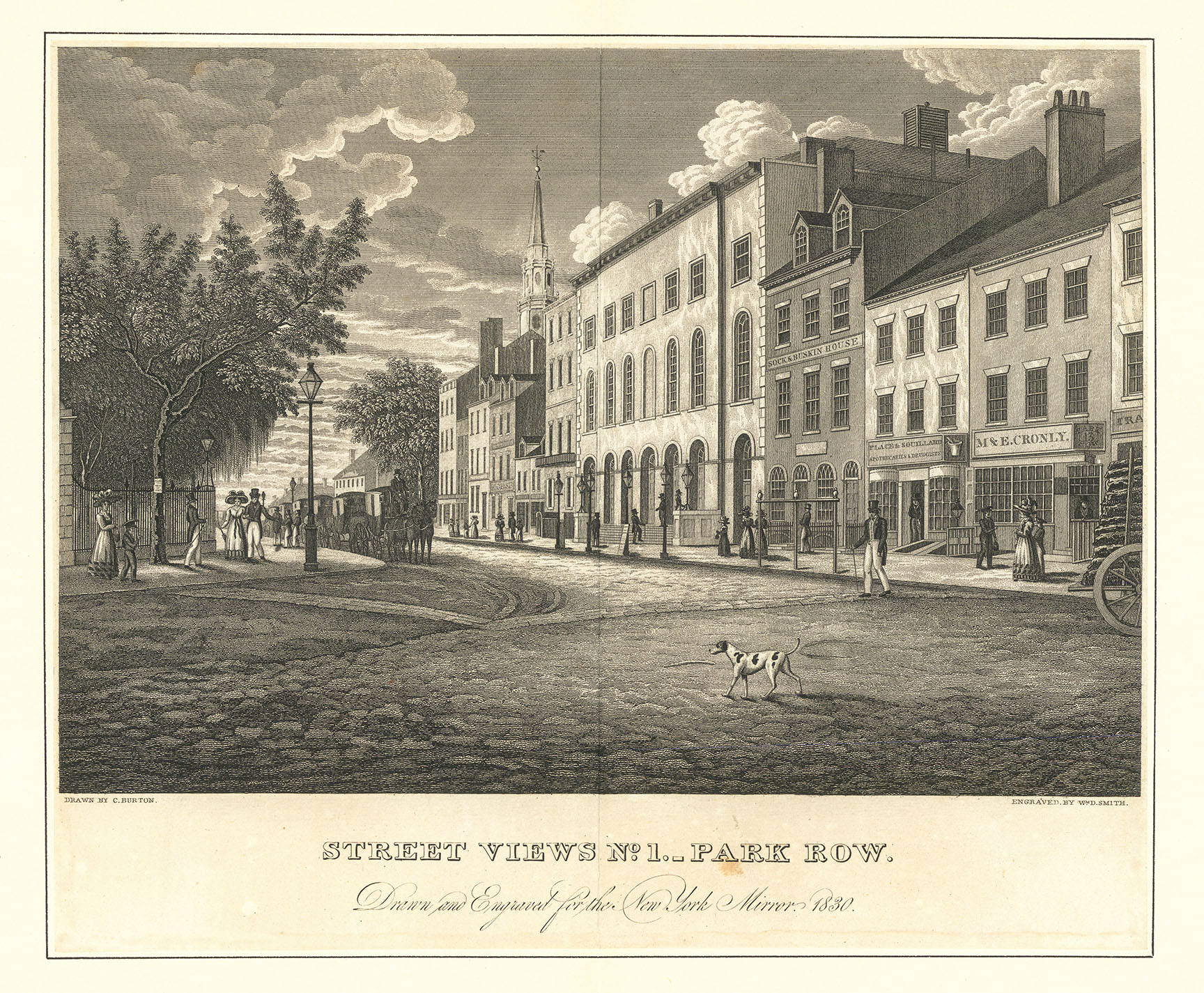 Street Views No. 1.- Park Row.