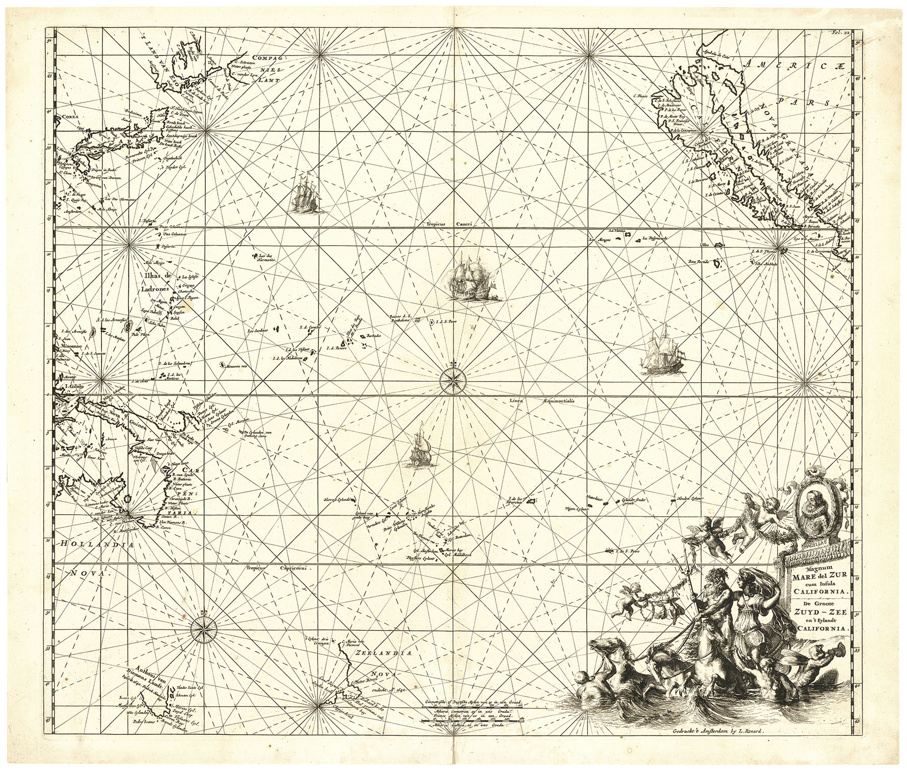 Magnum Mare del Zur cum Insula California.