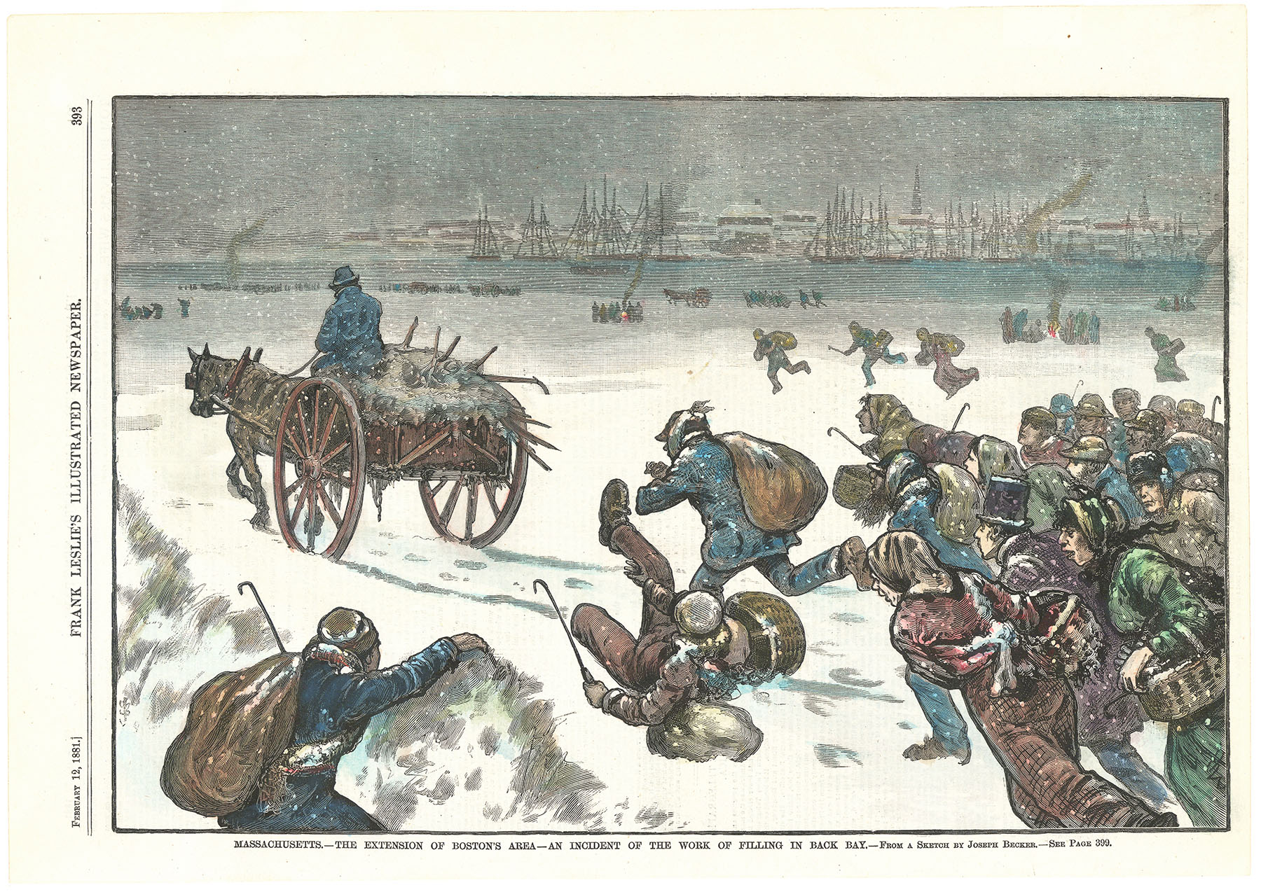 Massachusetts. - The Extension of Boston's area - An Incident of the Work of Filling in Back Bay.