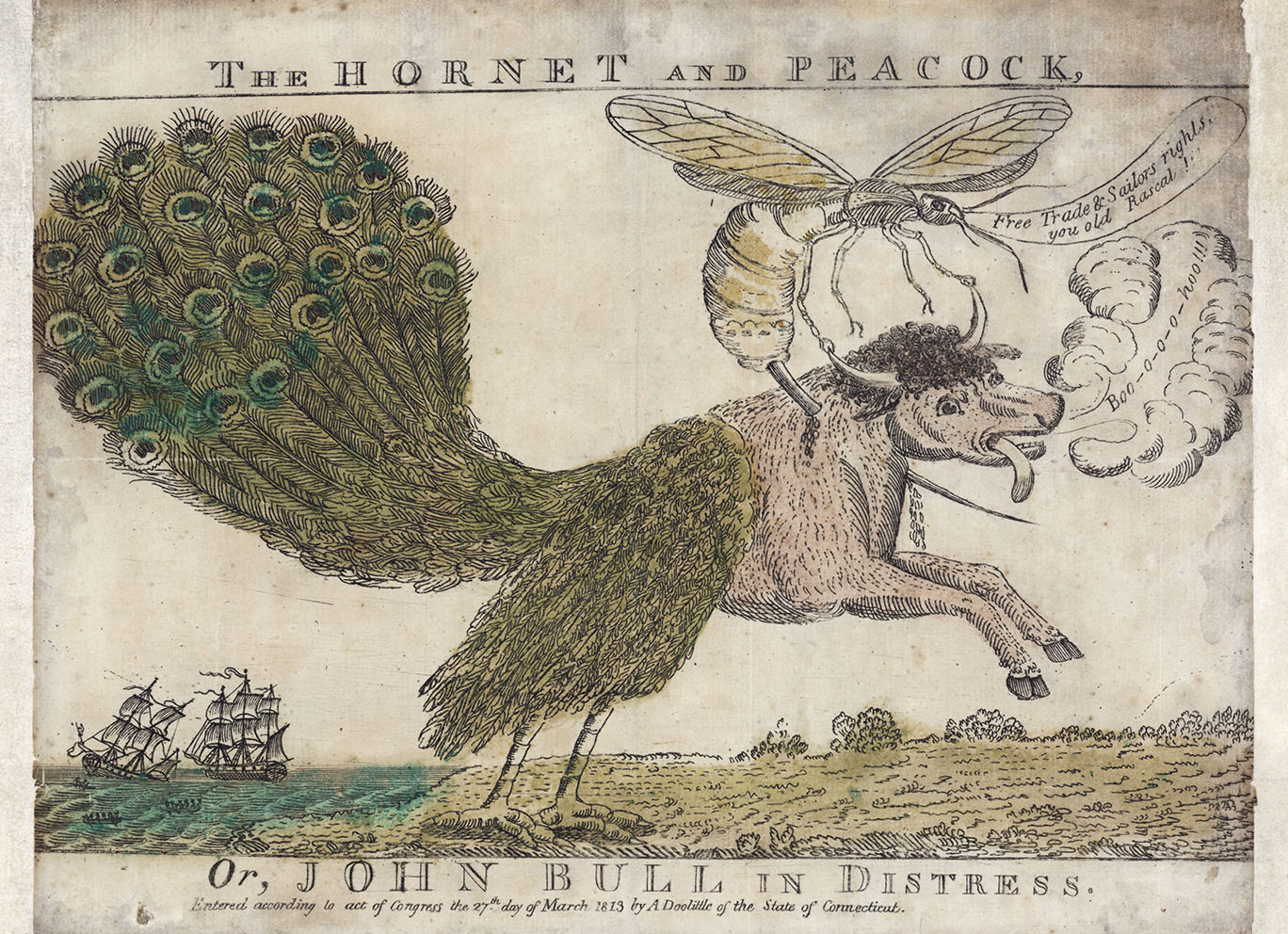 The Hornet and Peacock, : Or John Bull in Distress.