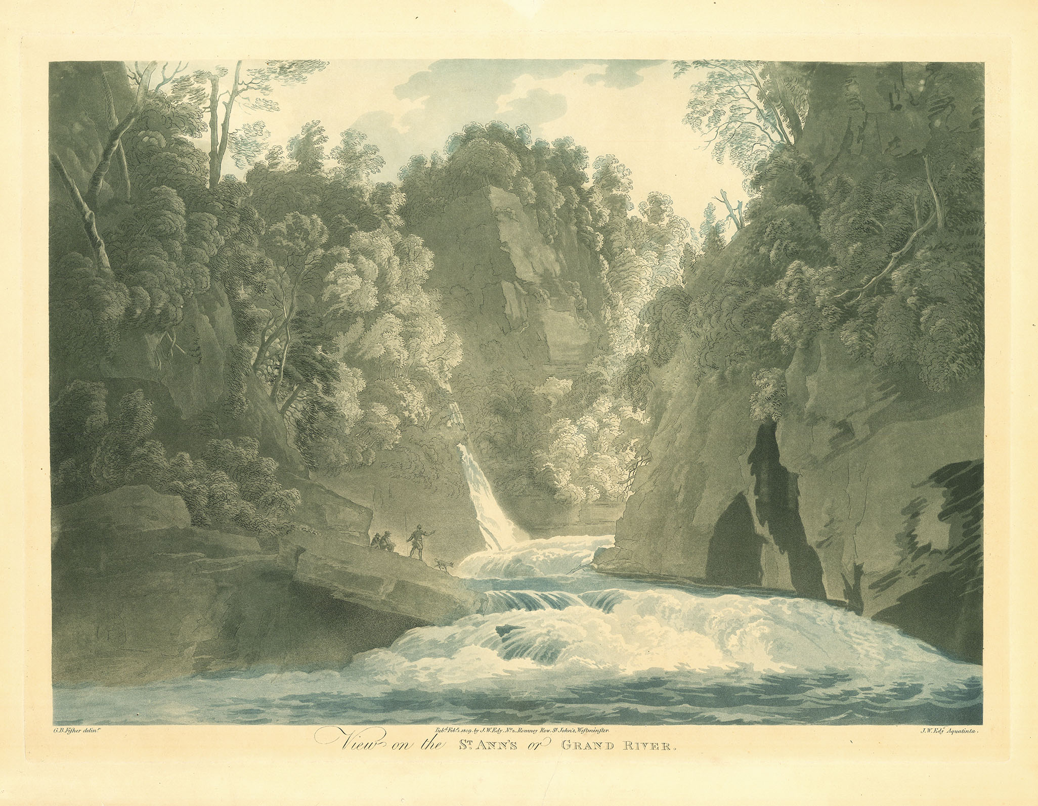 View on the St. Ann's or Grand River.