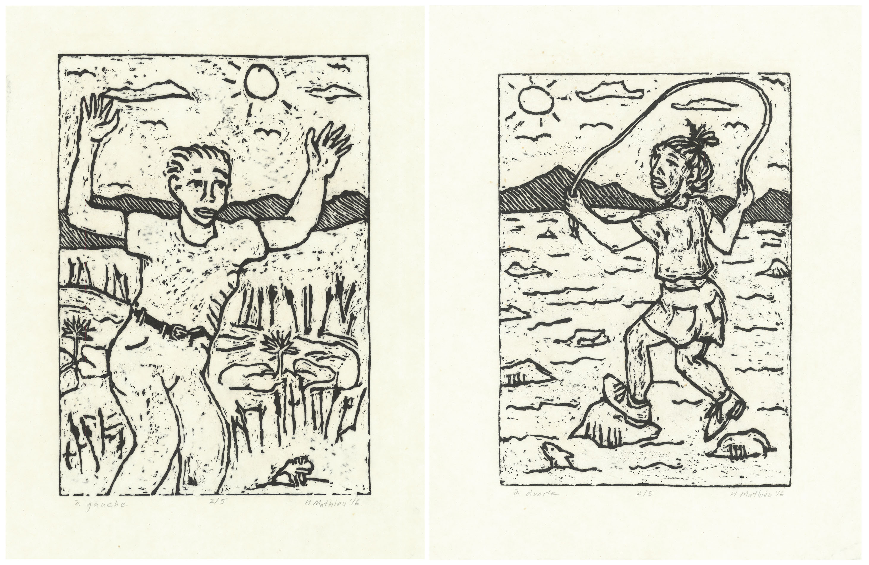 [Pair] A Droite. [and]  A Gauche..