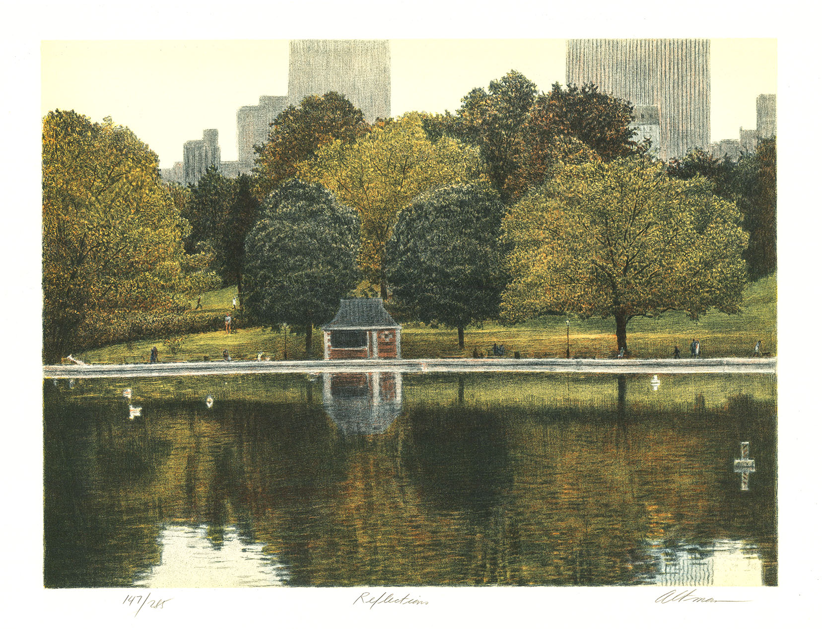 Reflections.  [Central Park.]