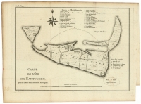 Carte de L'ILe de Nantucket.