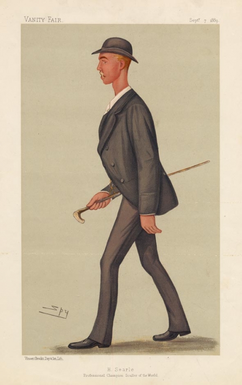 H. Searle. Professional Champion Sculler of the World.  (Henry Searle).