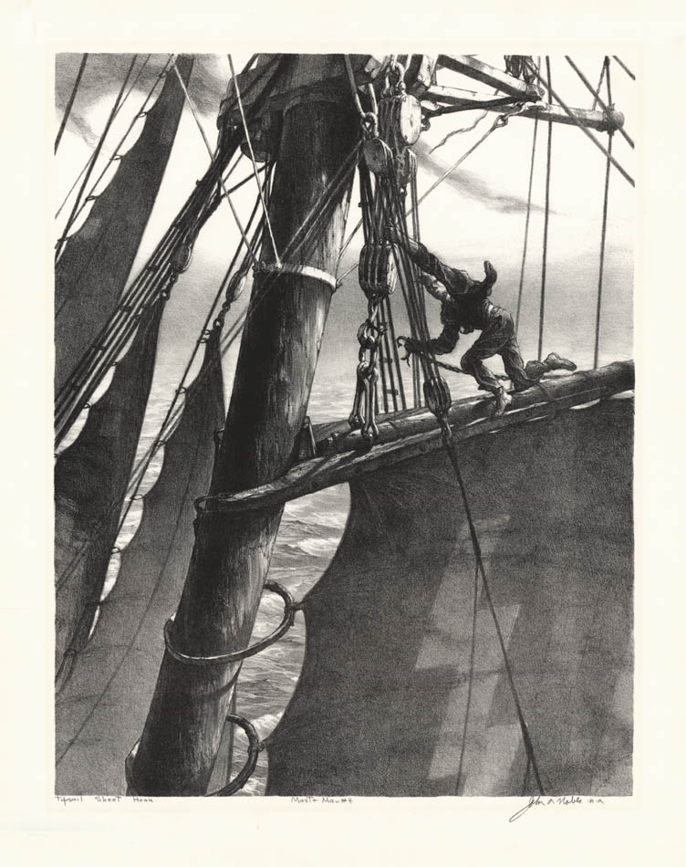 Topsail Sheet Hook,  Mast and Man #4.
