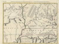 Il Paese de'Cherachesi, con la Parte Occidentale della Carolina Settentrionale, e della Virginia.