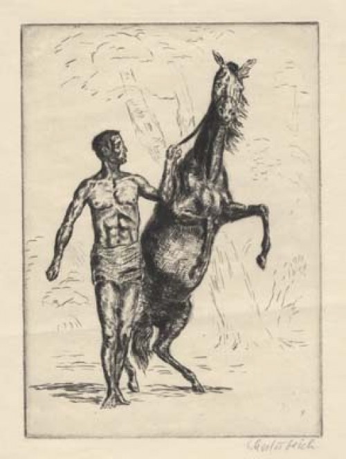 Man & Horse (untitled).
