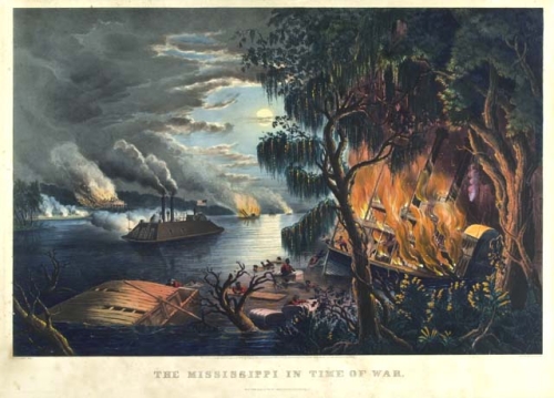 The Mississippi in Time of War. (Pair with Mississippi in Time of Peace.)
