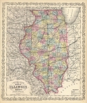 A New Map of the State of Illinois.