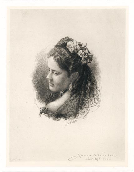 Portrait of Mrs. A. G. Gerster.