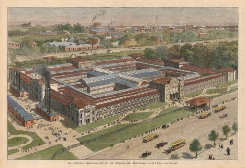 Louisville Exposition - View of the Buildings and Grounds.  The,
