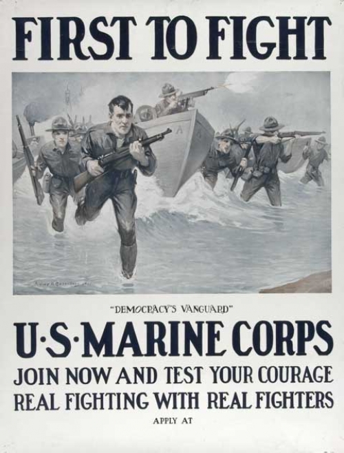 First to Fight - U. S. Marine Corps.