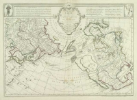 Carte des Nouvelles Decouvertes au Nord de la Mer du Sud, Tant a l'Est de la Siberie et du Kamtchatka, Qu'a l'Ouest de la Nouvelle France.