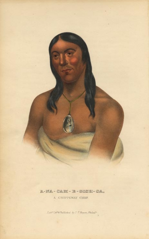 A-Na-Cam-E-Gish-Ca,  A Chippeway Chief.