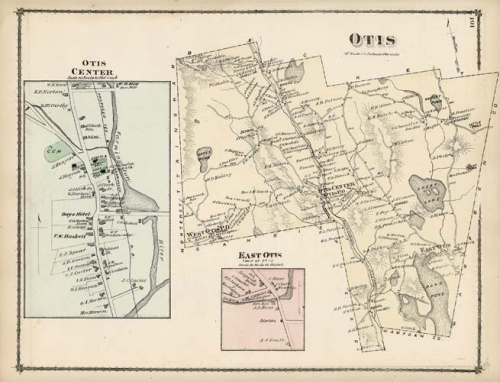 Otis - Otis Center - East Otis.  [Massachusetts].
