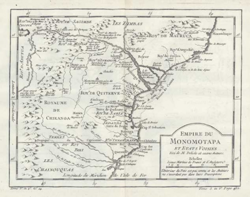 Empire du Monomotapa et Etats Voisins. (South-eastern Africa)