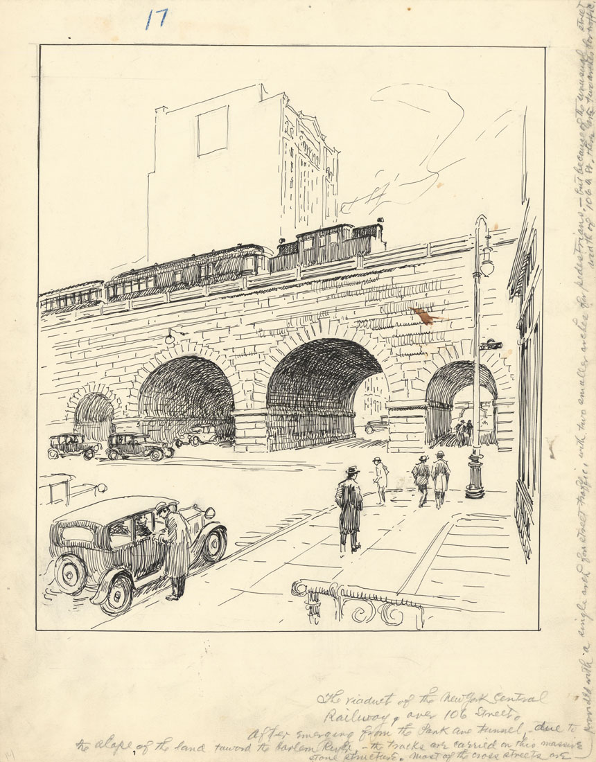 Viaduct of the New York Central Railway.