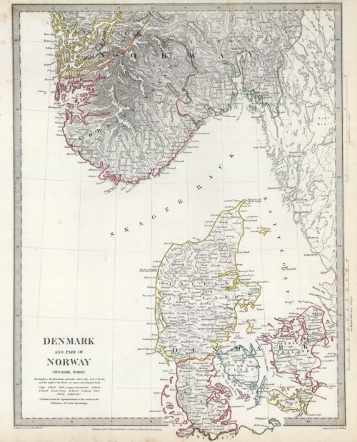 Denmark and Part of Norway (Denmark, Norge).
