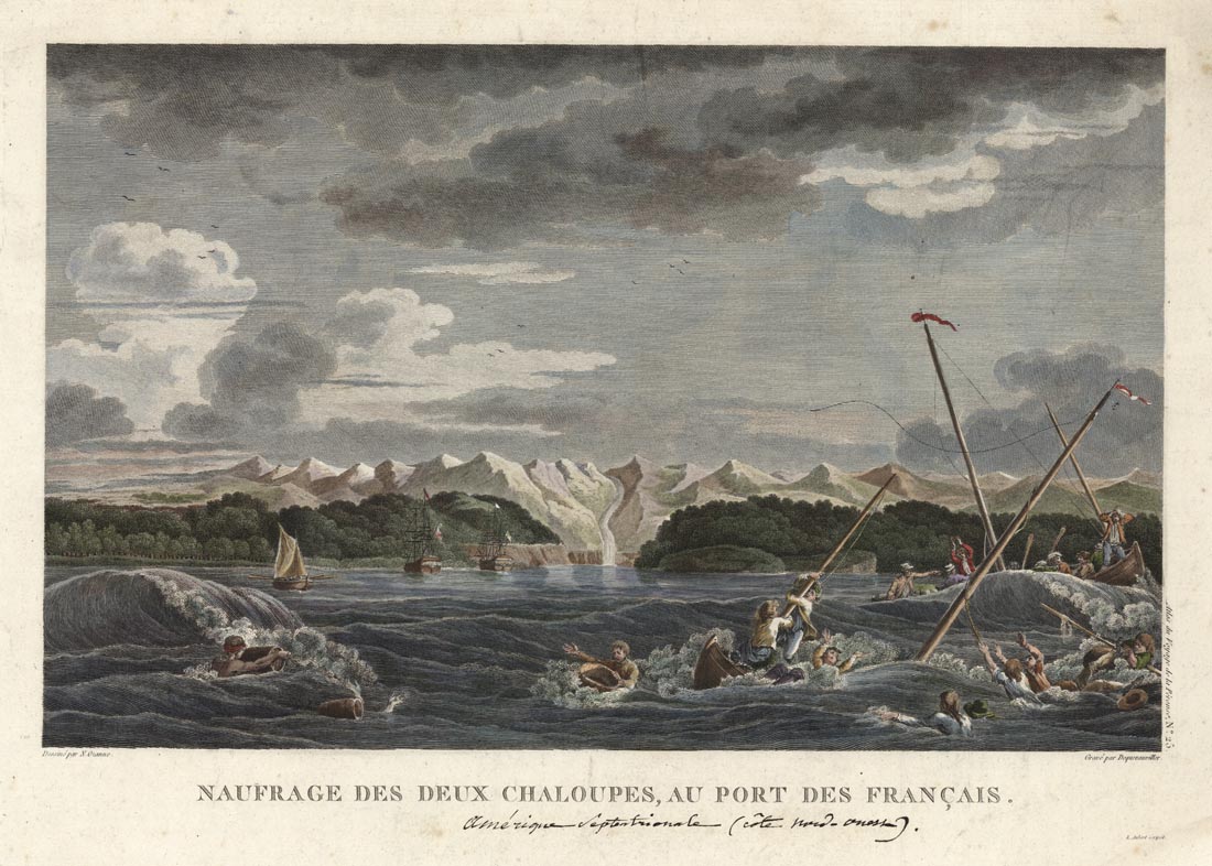 Naufrage des Deux Chaloupes, au Port des Francais.