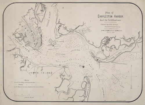 Plan of Charleston Harbor, and its Fortifications.