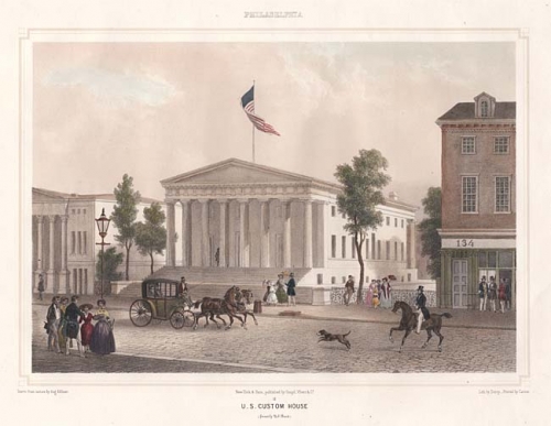U. S. Custom House (formerly U. S. Bank).  (Philadelphia.)