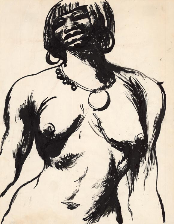 Untitled - Nude Female Figure.