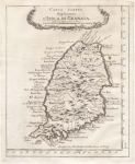 Carta Esatta Rappresentante L'Isola di Granata.