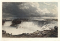 Les Chutes Du Niagara : La fer a Cheval.  Niagara Falls. : The Horse Shoe.