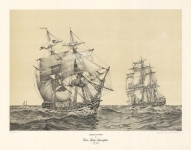 Gun Brig Lexington, 1775.  American Ships I.