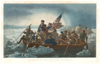 Washington Crossing the Delaware.