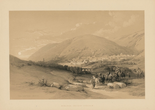 Tsur, ancient Tyre from the Isthmus. April 27th, 1839.