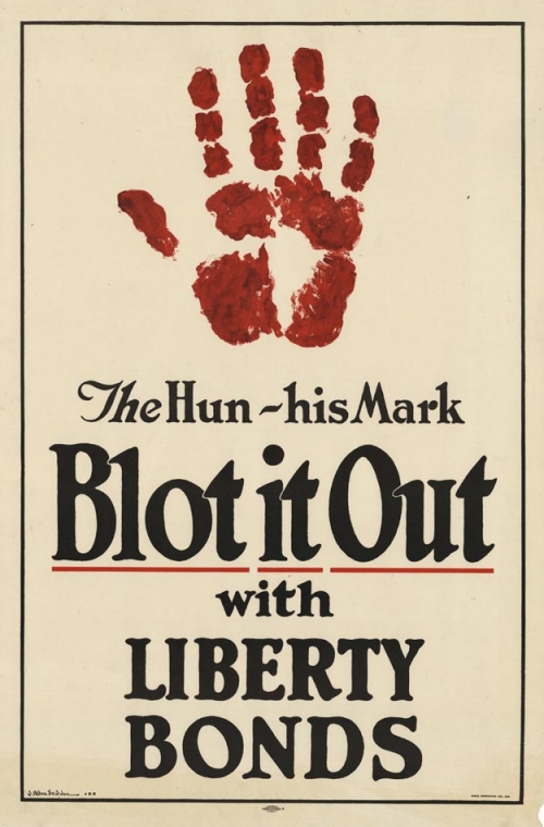 The Hun - his Mark Blot it Out with Liberty Bonds.