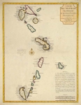 Carte des Antilles Francoises et des Isles Voisines.