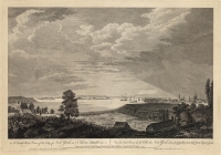 South West View of the City of New York, in North America. A,