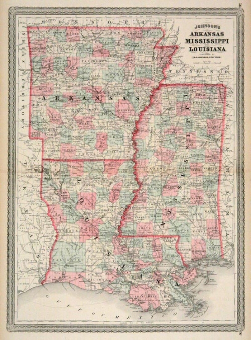 Johnson's Arkansas Mississippi and Louisiana.