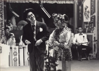 Comic Opera in the Great China Theater of San Francisco's Chinatown.