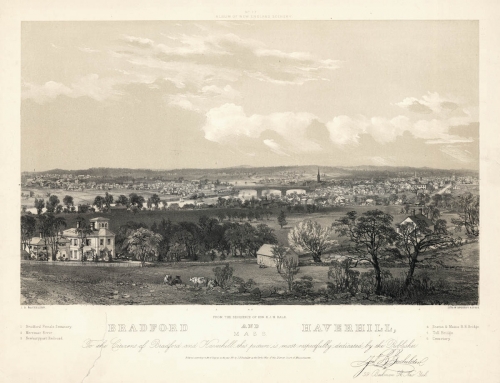 Bradford and Haverhill, Mass.  (From the Residence of Hon. E. J. M. Hale).