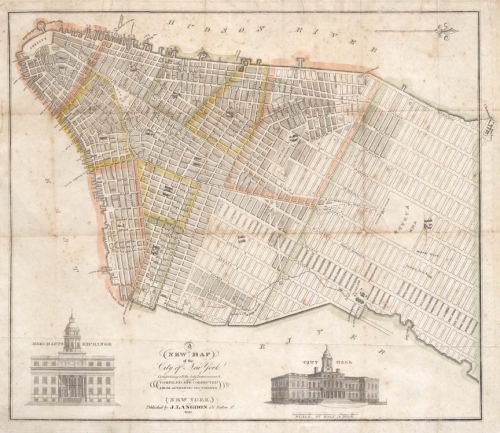 A New Map of the City of New York, Comprising all the late Improvements.