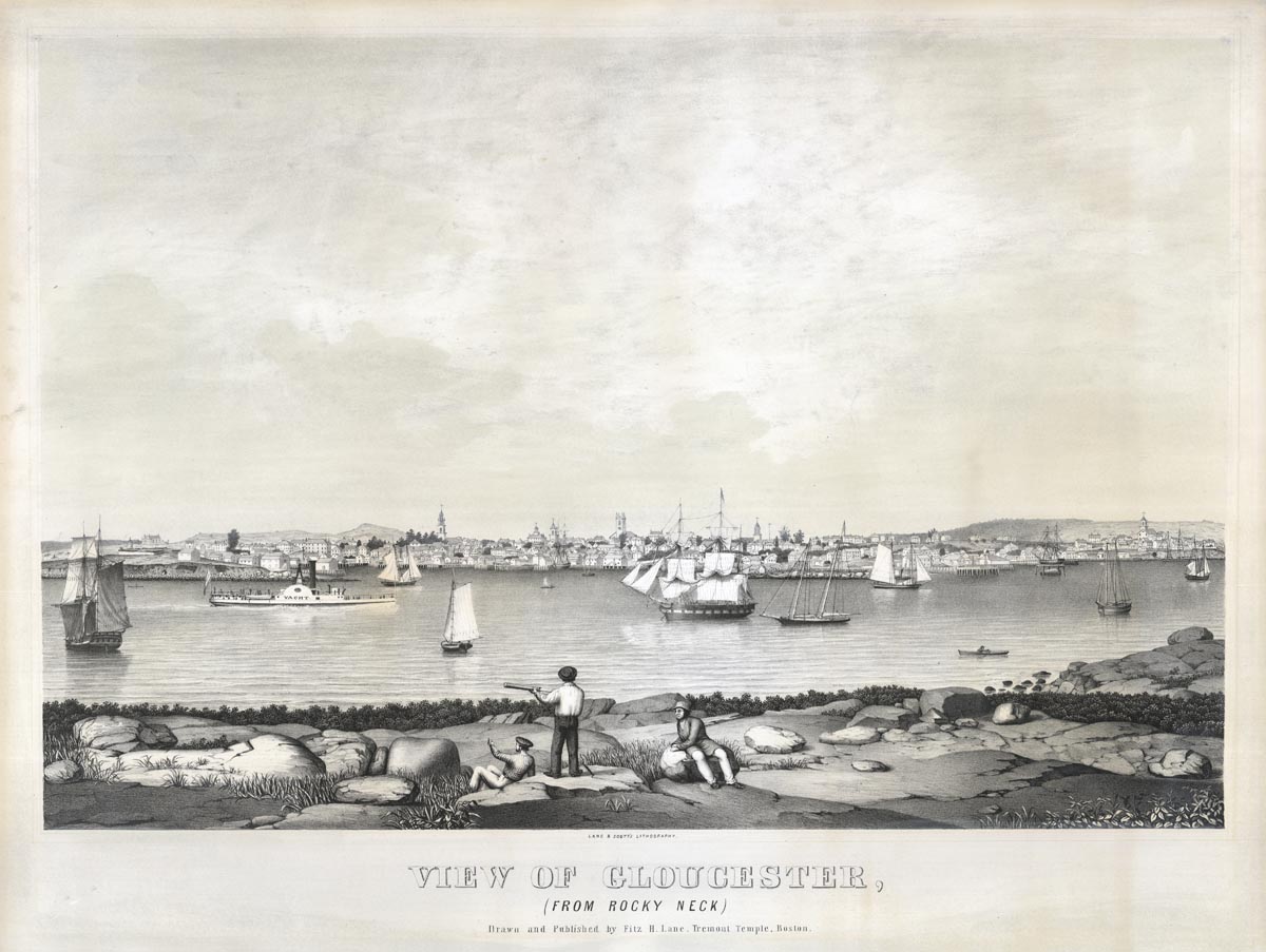 View of Gloucester, (From Rocky Neck).