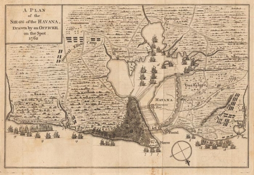A Plan of the Siege of the Havana Drawn by an Officer 15th August 1762.