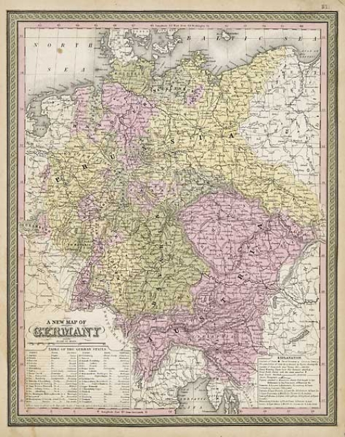 New Map of Germany, A.