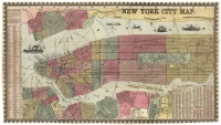 New York City Map. (The Great Metropolis.)